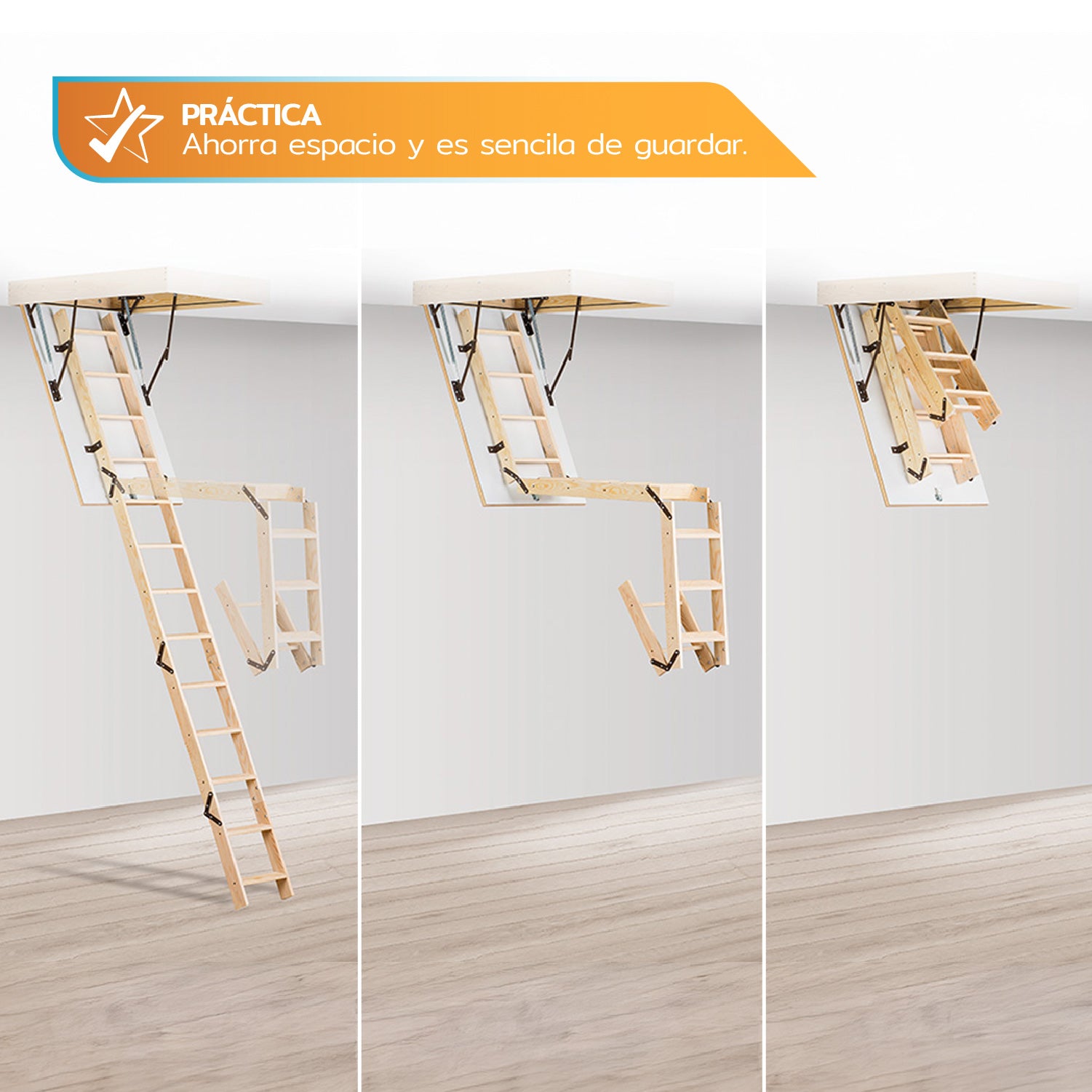 Escalera Ático Mansardas