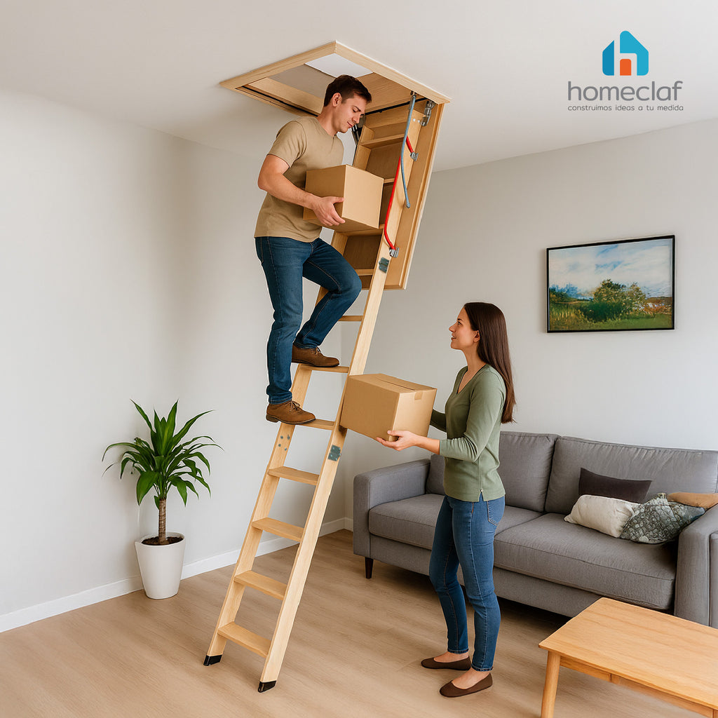 Escalera Ático Mansardas