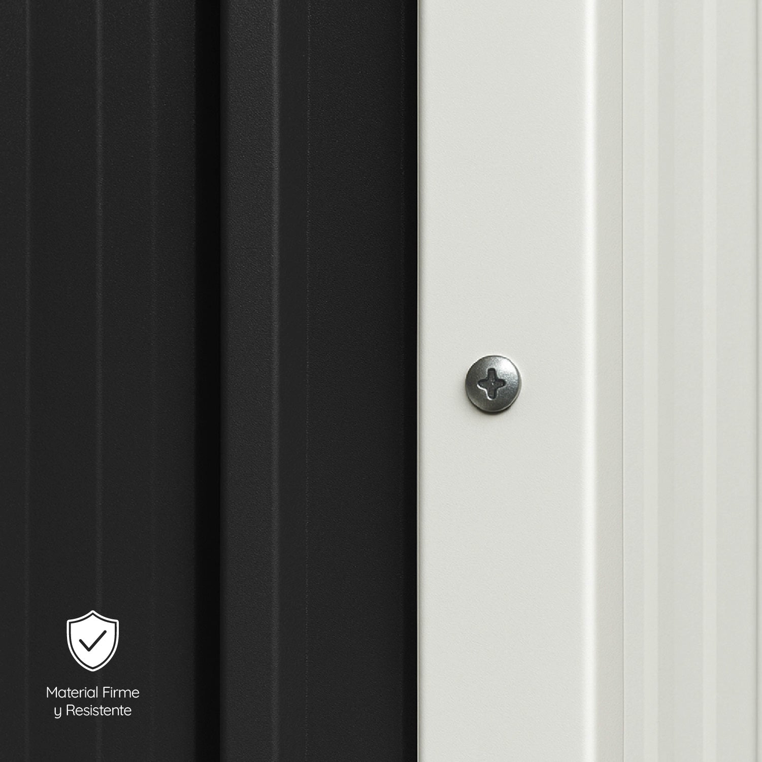 Bodega de Jardín Negra 195x195x125 cm