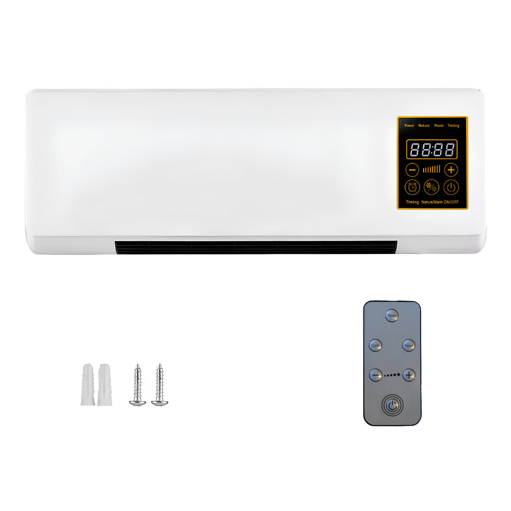 Ventilador Y Secador De Ropa De Pared 2 En 1 Blanco