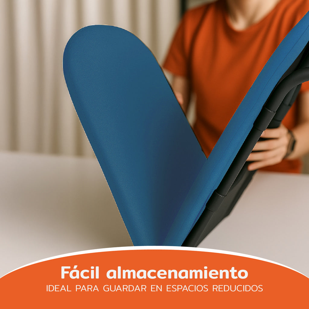 Tabla De Planchar De Mesa Plegable Compacta Y Portátil Azul