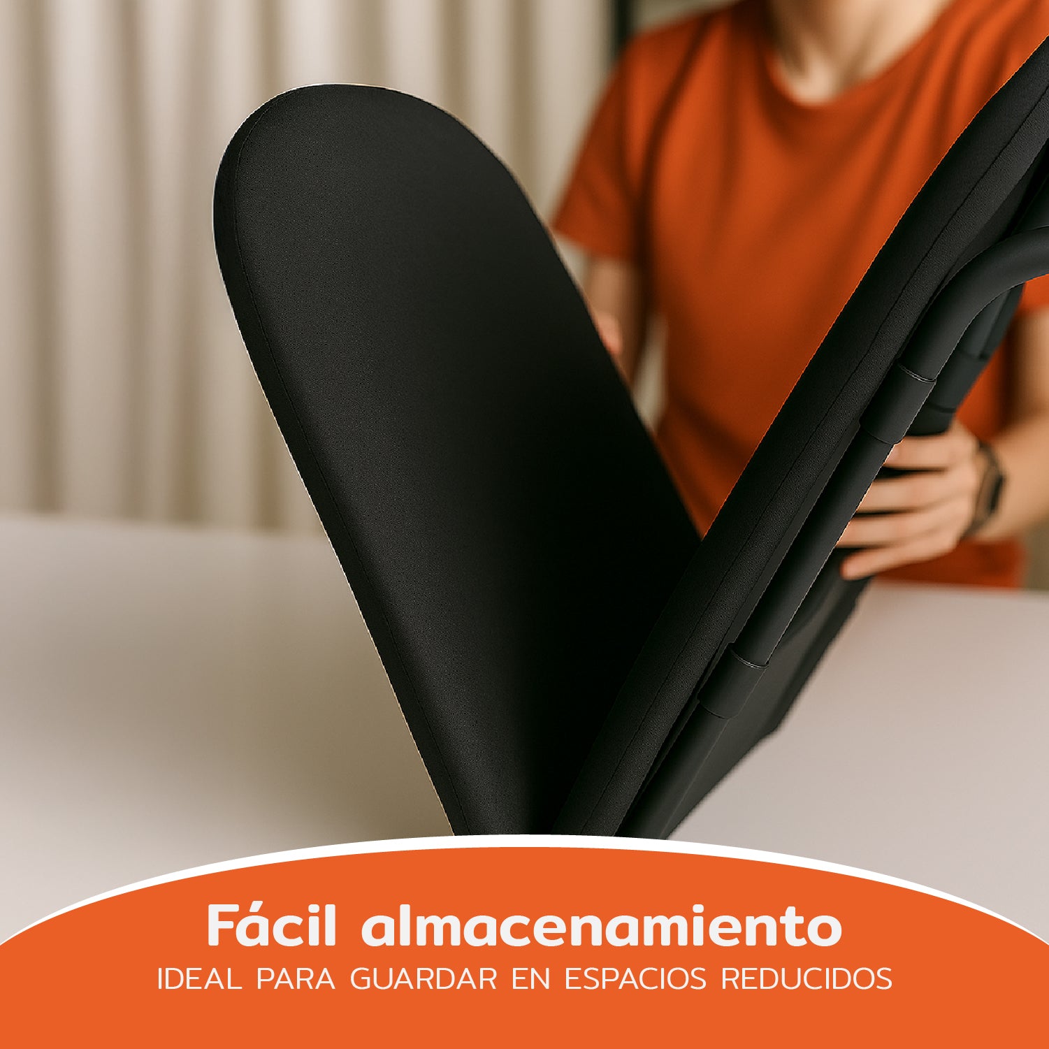 Tabla De Planchar De Mesa Plegable Compacta Y Portátil Negra