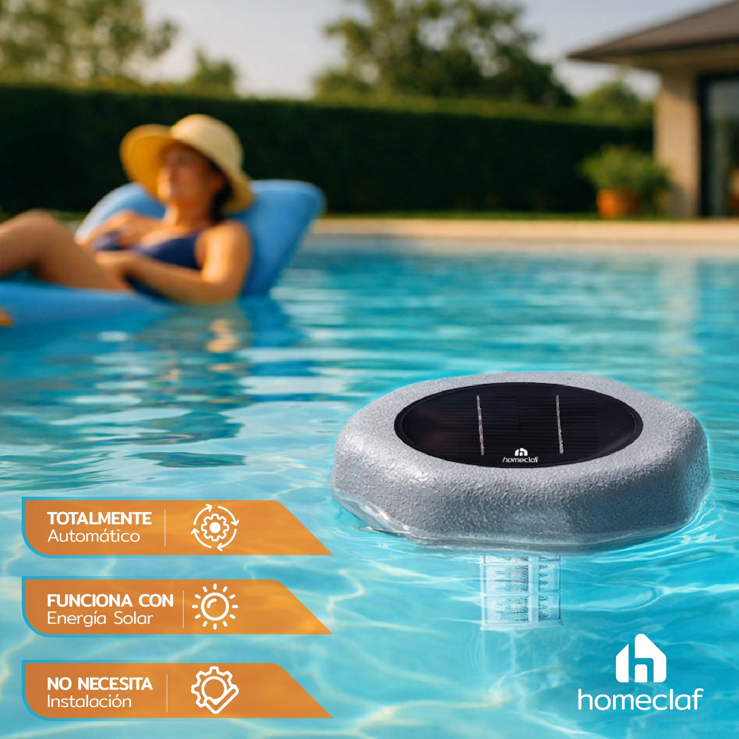 Ionizador Solar Hexagonal Para Piscina 150000 Lts Homeclaf