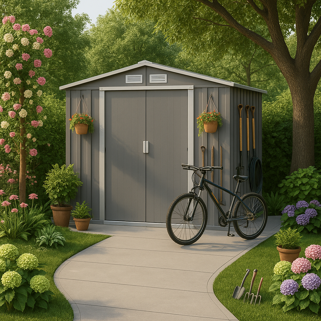 Bodega Prefabricada Jardín Xxl 194x130x184