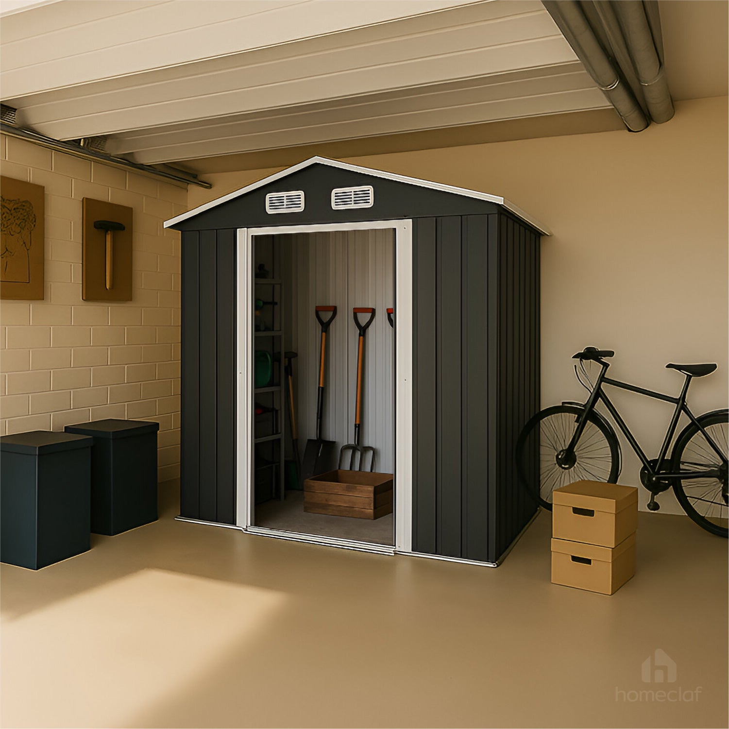 Bodega Prefabricada Jardín Xxl 194x130x184